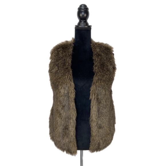 Jack by BB Dakota Faux Fur Vest - Women's Size Small - Picture 5 of 8